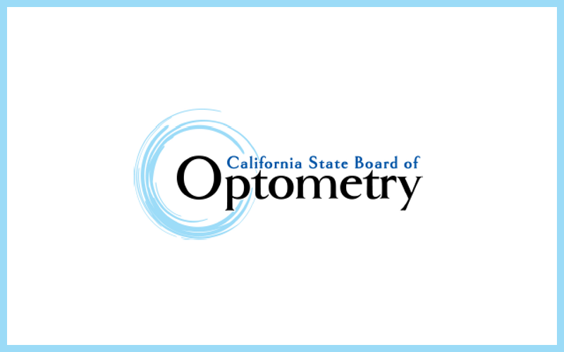 Licensed with the California State Board of Optometry