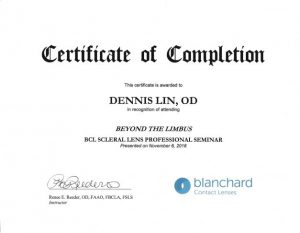Blanchard Contact Lenses - BCL Scleral Lens Professional Seminar